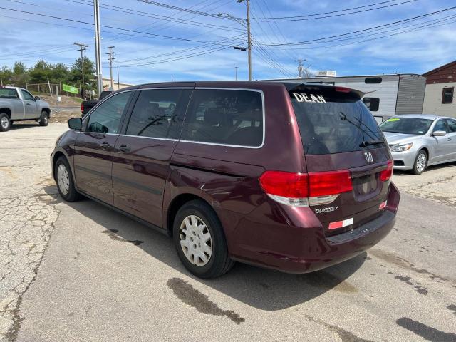 5FNRL38228B108039 - 2008 HONDA ODYSSEY LX BURGUNDY photo 3