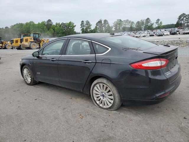 3FA6P0SU9ER378997 - 2014 FORD FUSION TITANIUM PHEV BLACK photo 2