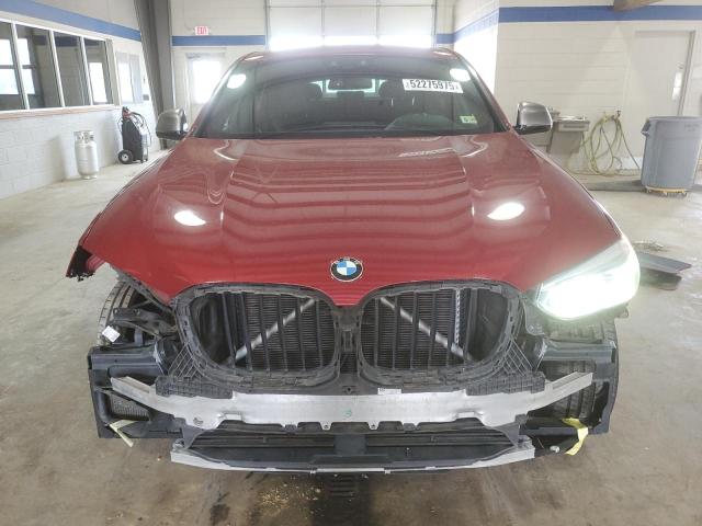 5UXUJ5C52KLA93450 - 2019 BMW X4 M40I BURGUNDY photo 5