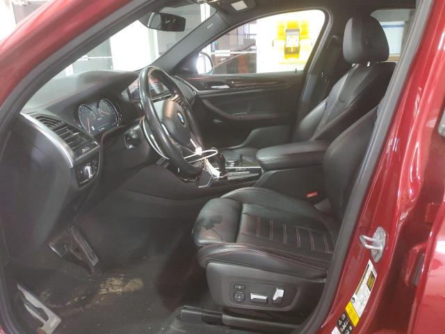 5UXUJ5C52KLA93450 - 2019 BMW X4 M40I BURGUNDY photo 7