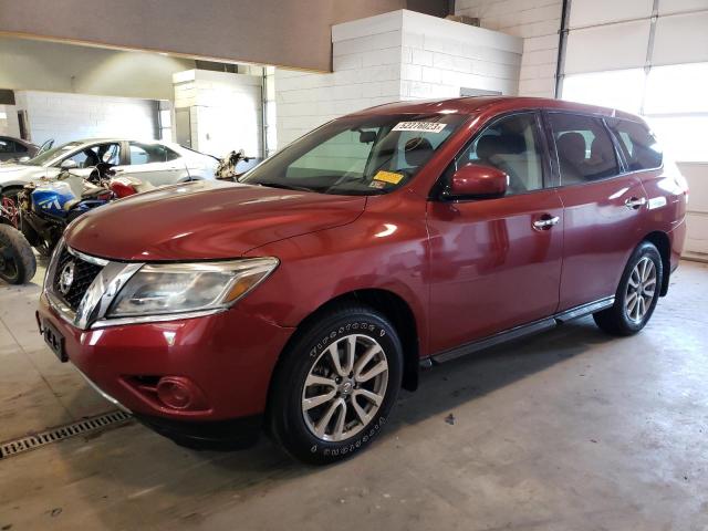 5N1AR2MN6EC727737 - 2014 NISSAN PATHFINDER S 勃艮第红 照片 1