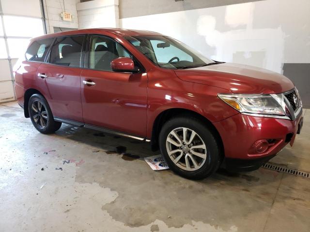 5N1AR2MN6EC727737 - 2014 NISSAN PATHFINDER S 勃艮第红 照片 4
