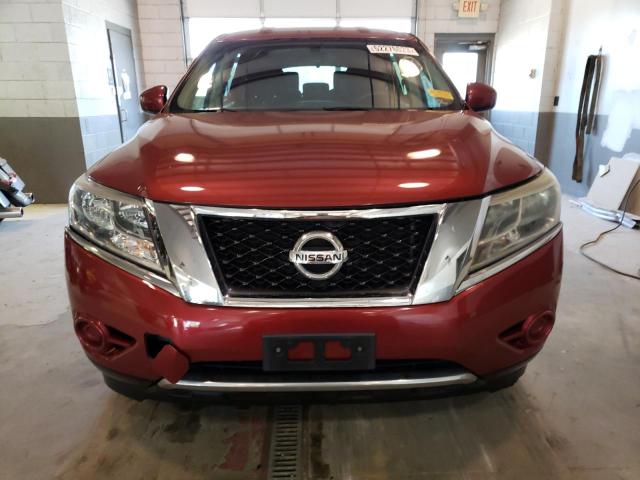 5N1AR2MN6EC727737 - 2014 NISSAN PATHFINDER S 勃艮第红 照片 5