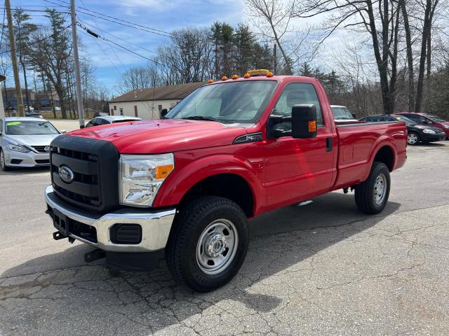 1FTRF3B66FEC20313 - 2015 FORD F350 SUPER DUTY RED photo 2