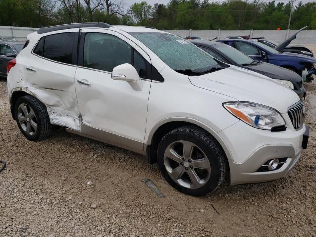 KL4CJHSB7EB782035 - 2014 BUICK ENCORE PREMIUM WHITE photo 4