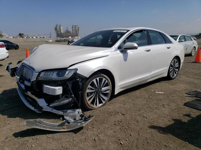 3LN6L5MU8JR621074 - 2018 LINCOLN MKZ HYBRID RESERVE WHITE photo 1