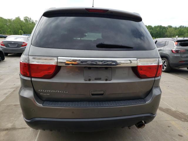 1C4RDJAG9DC584576 - 2013 DODGE DURANGO SXT GRAY photo 6