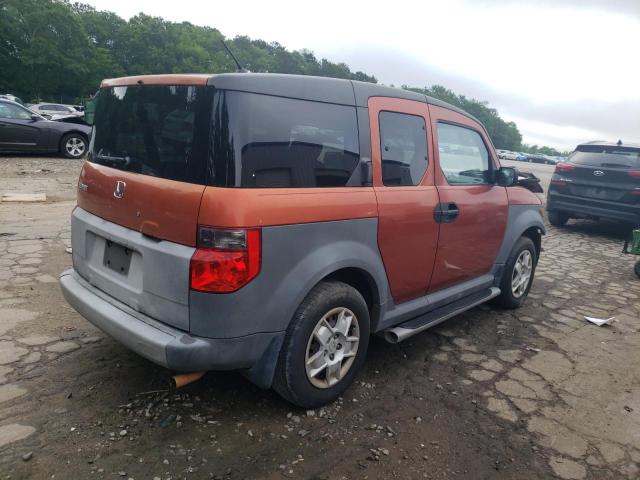 5J6YH18355L011656 - 2005 HONDA ELEMENT LX ORANGE photo 3