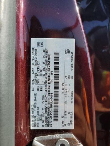 5LMTJ3DH3HUL40414 - 2017 LINCOLN MKC RESERVE Bordo foto 13