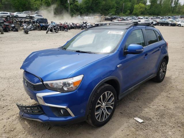 JA4AR4AW2GZ042612 - 2016 MITSUBISHI OUTLANDER SEL BLUE photo 1