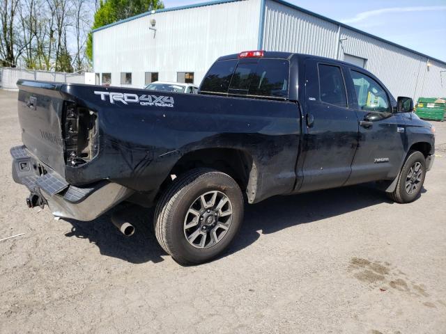 5TFUY5F11HX624450 - 2017 TOYOTA TUNDRA DOUBLE CAB SR/SR5 BLACK photo 3