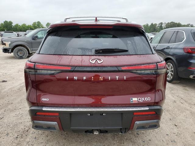 5N1DL1GS4PC371267 - 2023 INFINITI QX60 SENSORY MAROON photo 6