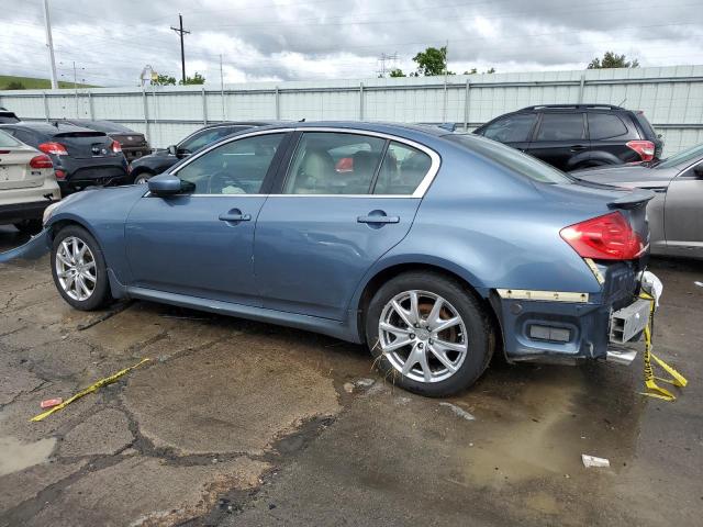 JNKCV61F49M052787 - 2009 INFINITI G37 BLUE photo 2