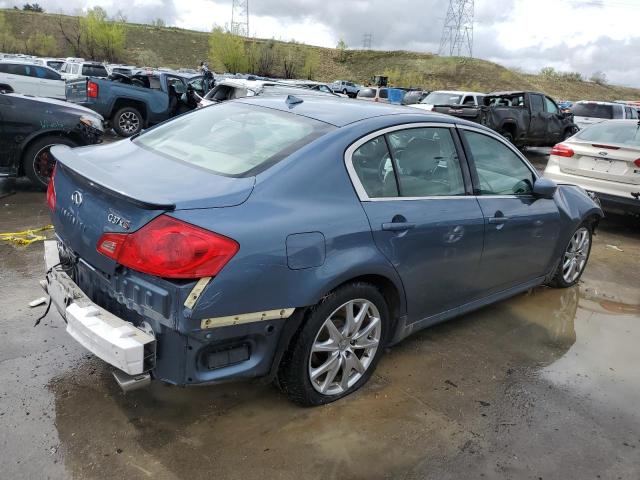 JNKCV61F49M052787 - 2009 INFINITI G37 BLUE photo 3