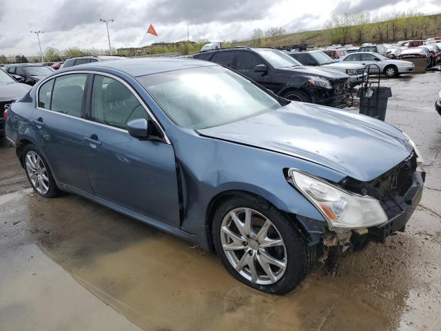 JNKCV61F49M052787 - 2009 INFINITI G37 BLUE photo 4