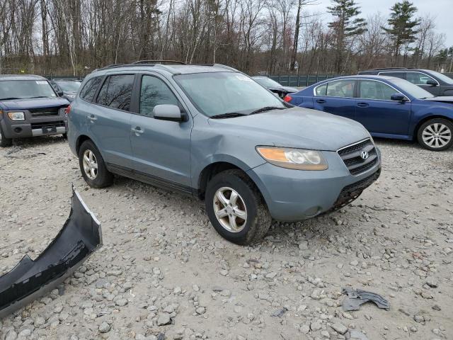 5NMSG13D57H085615 - 2007 HYUNDAI SANTA FE GLS BLUE photo 4