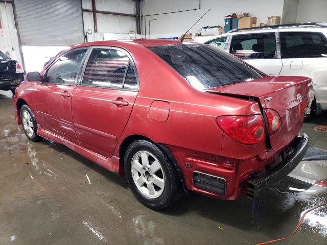 1NXBR32E55Z553084 - 2005 TOYOTA COROLLA CE RED photo 2