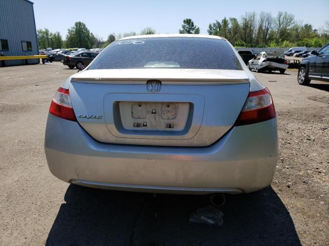 2HGFG12826H578198 - 2006 HONDA CIVIC EX SILVER photo 6