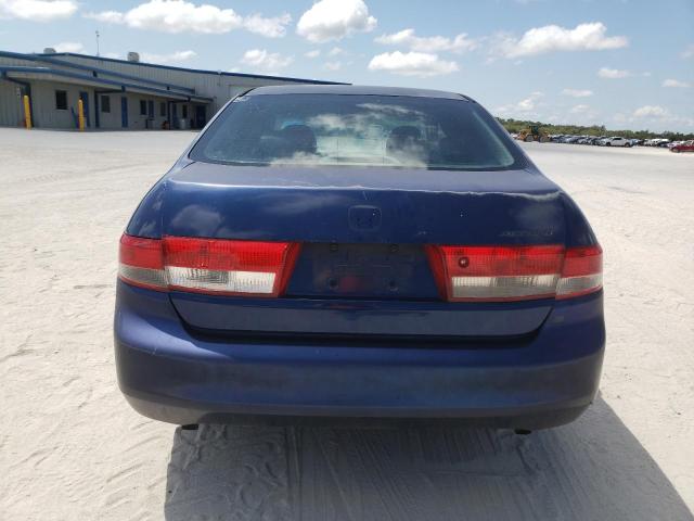 1HGCM66523A059493 - 2003 HONDA ACCORD EX BLUE photo 6