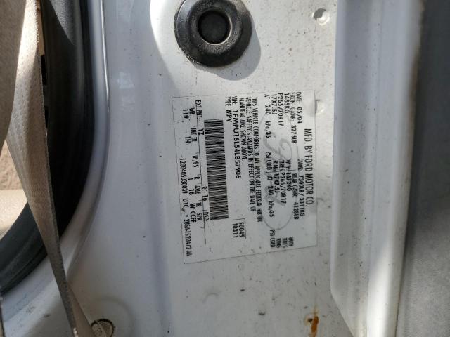 1FMPU16L54LB57906 - 2004 FORD EXPEDITION XLT WHITE photo 12
