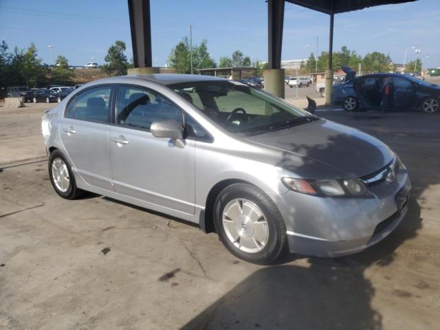 JHMFA36217S004511 - 2007 HONDA CIVIC HYBRID SILVER photo 4