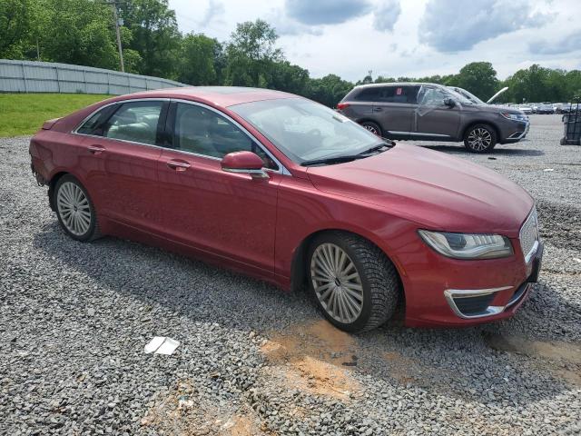 3LN6L5E91HR612947 - 2017 LINCOLN MKZ RESERVE RED photo 4