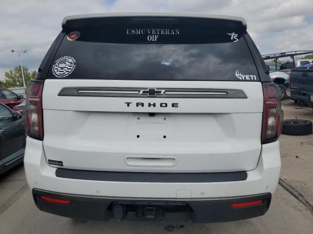 1GNSKPKD1NR100632 - 2022 CHEVROLET TAHOE K1500 Z71 WHITE photo 6