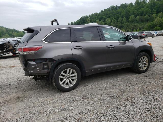 5TDBKRFH2GS313319 - 2016 TOYOTA HIGHLANDER LE GRAY photo 3