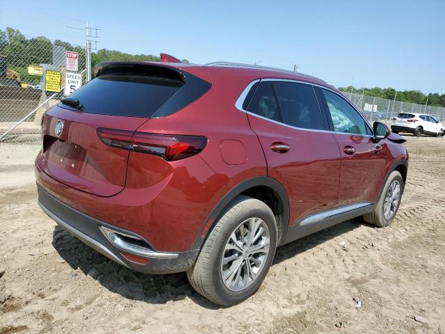 LRBAZLR44ND140083 - 2022 BUICK ENVISION PREFERRED Tünd qırmızı foto 3