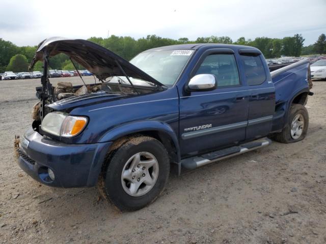 5TBRT341X3S410608 - 2003 TOYOTA TUNDRA ACCESS CAB SR5 BLUE photo 1