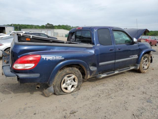 5TBRT341X3S410608 - 2003 TOYOTA TUNDRA ACCESS CAB SR5 BLUE photo 3