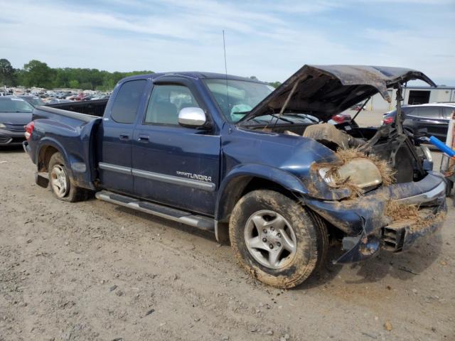 5TBRT341X3S410608 - 2003 TOYOTA TUNDRA ACCESS CAB SR5 BLUE photo 4