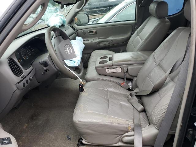 5TBRT341X3S410608 - 2003 TOYOTA TUNDRA ACCESS CAB SR5 BLUE photo 7