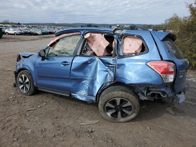 JF2SJAEC1JH517715 - 2018 SUBARU FORESTER 2.5I PREMIUM BLUE photo 2