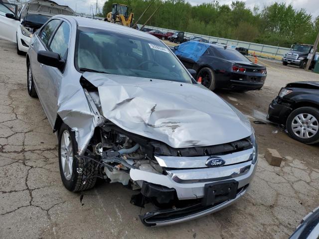 3FAHP0GAXCR142251 - 2012 FORD FUSION S SILVER photo 5