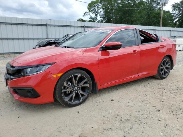 2HGFC2F80LH591359 - 2020 HONDA CIVIC SPORT 红色 照片 1