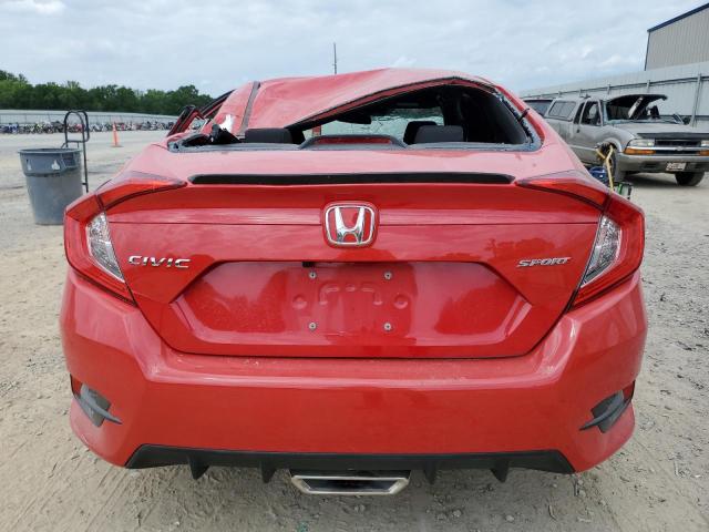 2HGFC2F80LH591359 - 2020 HONDA CIVIC SPORT 红色 照片 6