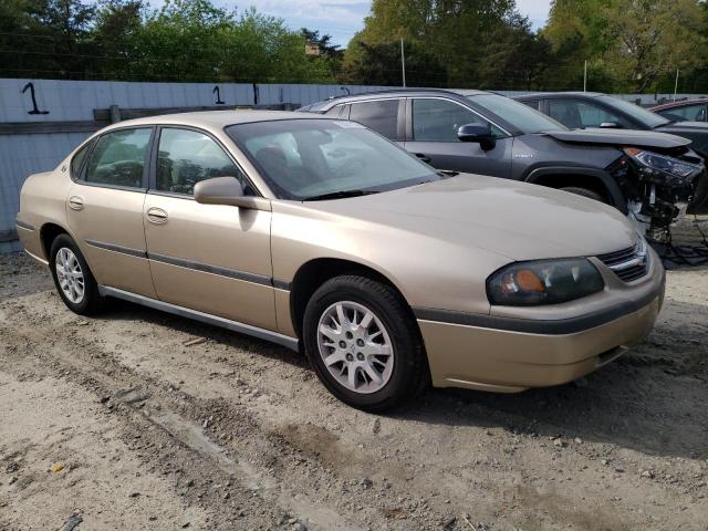 2G1WF52E549224349 - 2004 CHEVROLET IMPALA TAN photo 4