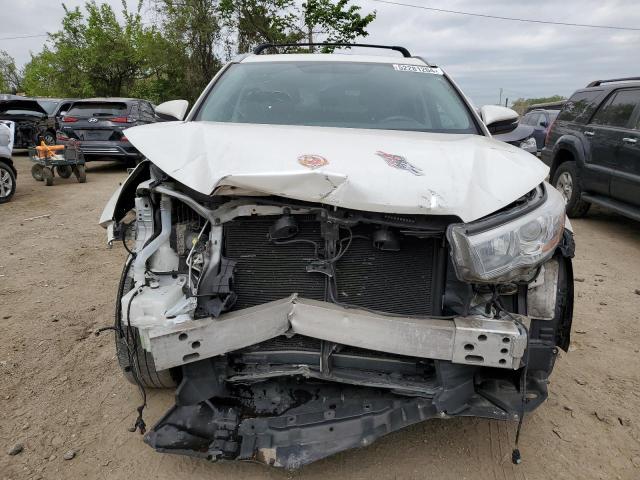 5TDJKRFH0GS354480 - 2016 TOYOTA HIGHLANDER XLE WHITE photo 5