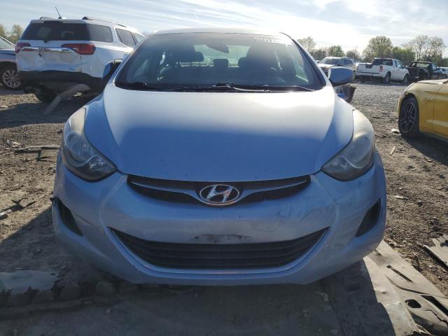 KMHDH4AE4BU137591 - 2011 HYUNDAI ELANTRA GLS BLUE photo 5