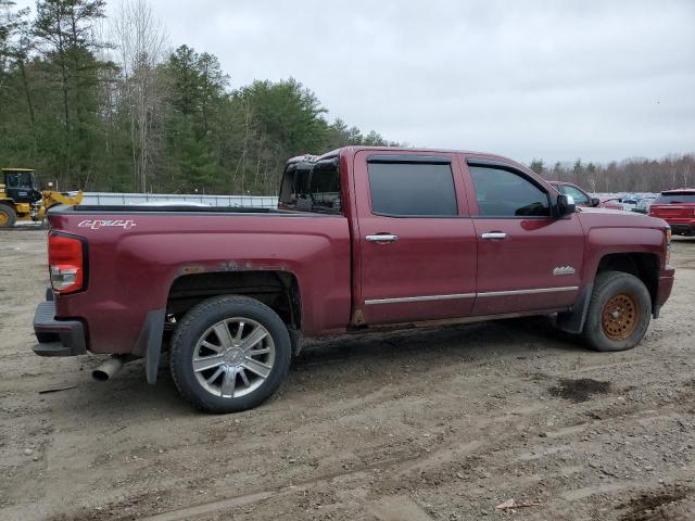 3GCUKTEC4EG317377 - 2014 CHEVROLET SILVERADO K1500 HIGH COUNTRY MAROON photo 3