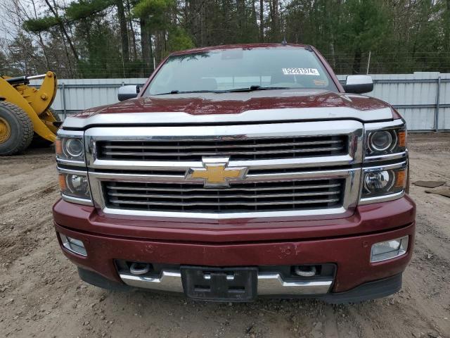 3GCUKTEC4EG317377 - 2014 CHEVROLET SILVERADO K1500 HIGH COUNTRY MAROON photo 5