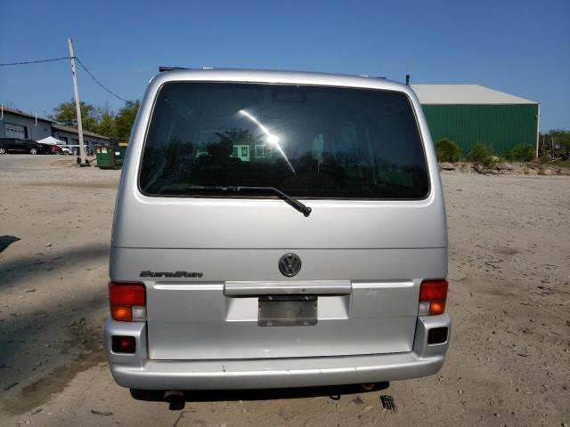 WV2KB47073H031785 - 2003 VOLKSWAGEN EUROVAN GLS SILVER photo 6