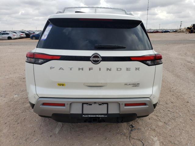 5N1DR3DJXPC257859 - 2023 NISSAN PATHFINDER PLATINUM WHITE photo 6