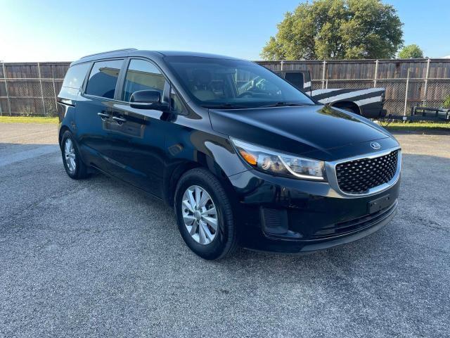 KNDMB5C16F6025455 - 2015 KIA SEDONA LX BLACK photo 1