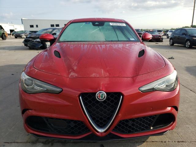 ZARFAEAV0H7551116 - 2017 ALFA ROMEO GIULIA QUADRIFOGLIO RED photo 5