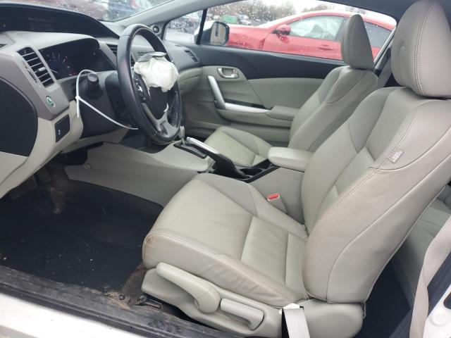 2HGFG3B06CH541589 - 2012 HONDA CIVIC EXL WHITE photo 7