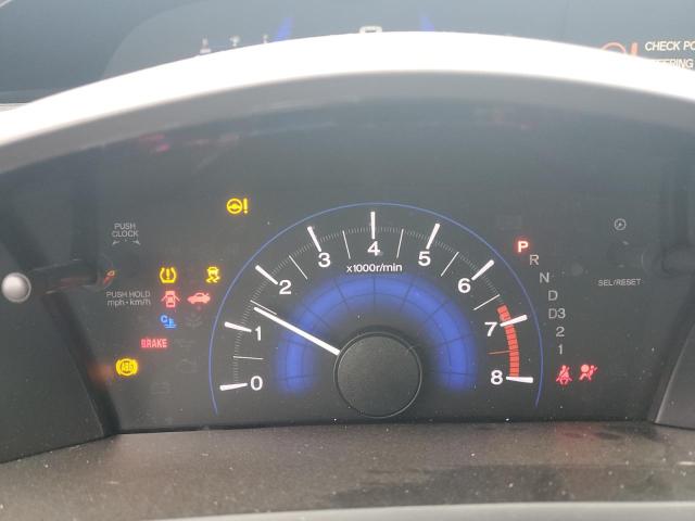 2HGFG3B06CH541589 - 2012 HONDA CIVIC EXL WHITE photo 9