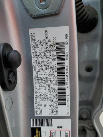 3TMJU62N47M046586 - 2007 TOYOTA TACOMA DOUBLE CAB PRERUNNER SILVER photo 12