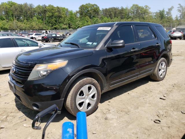 1FM5K8AR1DGA68652 - 2013 FORD EXPLORER POLICE INTERCEPTOR BLACK photo 1